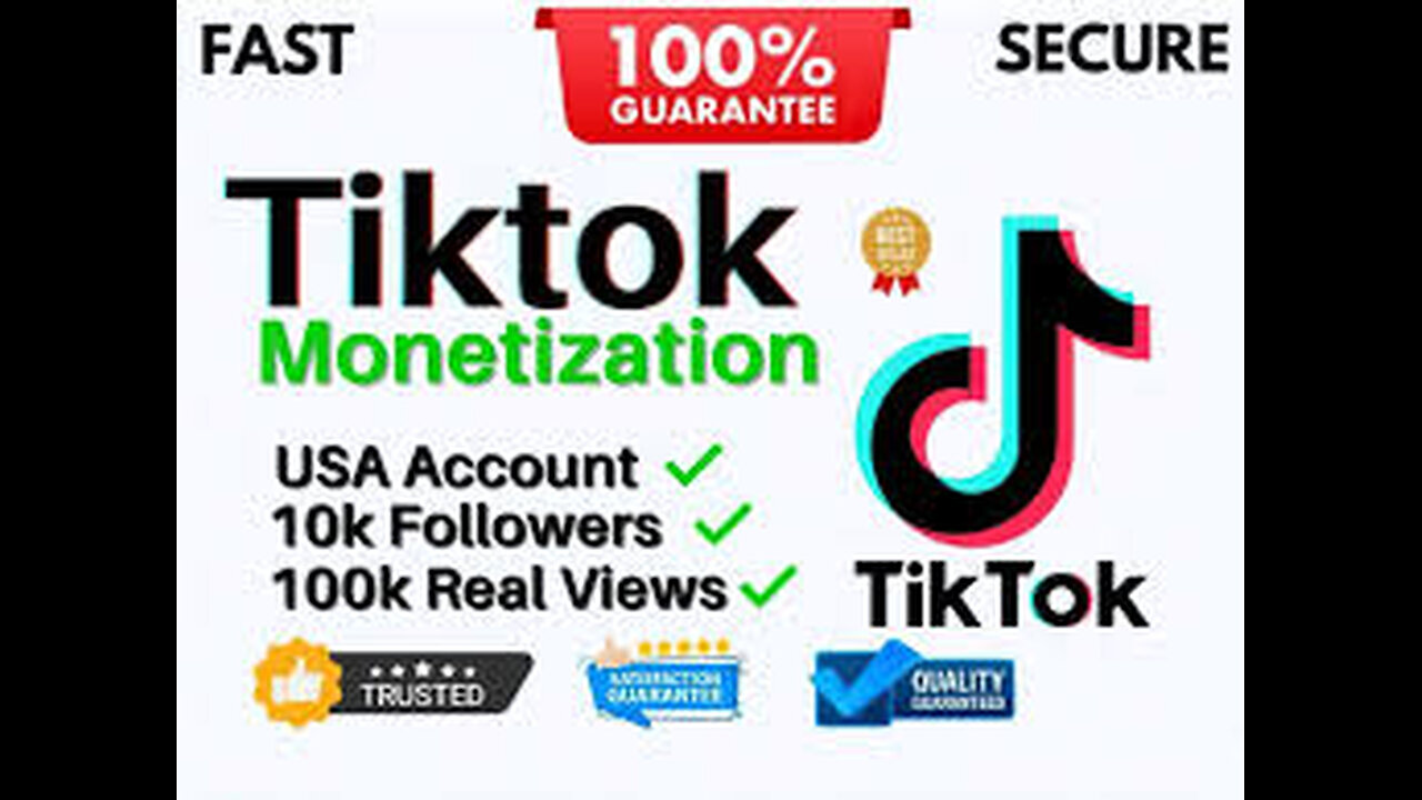 Tiktok account for UK USA$ Tiktok full course