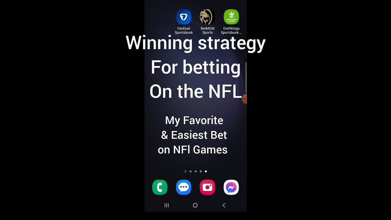 NFL Winning Betting Strategy [My Favorite NFL BET to Win money]