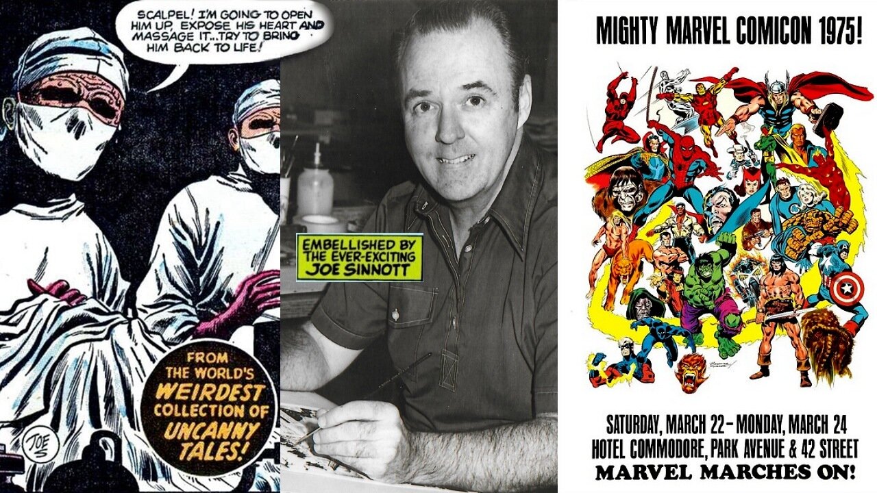 STAN LEE Wrote HORROR Comics? JOE SINNOTT On Working For MARVEL -ATLAS Remembering MARVEL COMICS CON