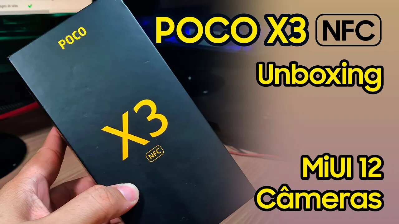 POCO X3 NFC - Tirando da caixa, MiUI12 e câmeras