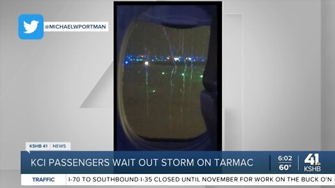 Overnight storm forces plane full of passengers to wait on tarmac