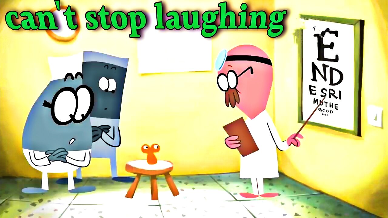 Funny cartoon video can't stop loughing