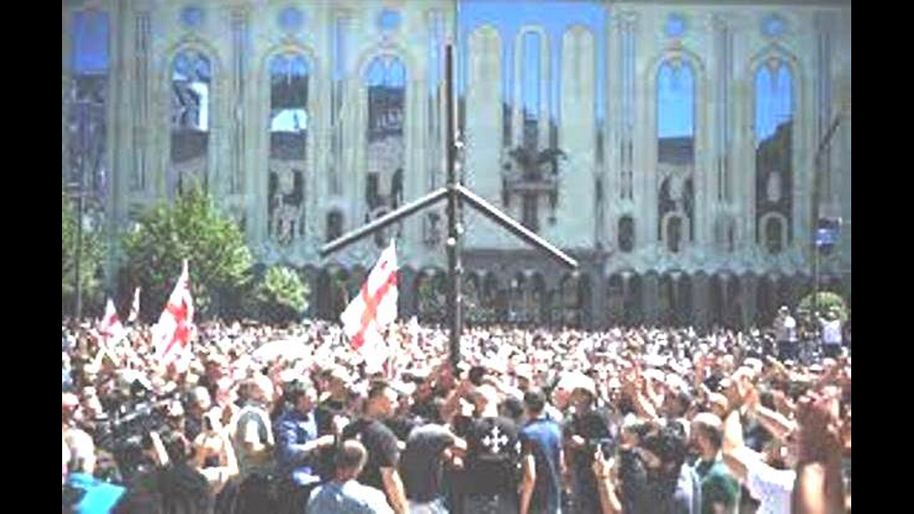 5 ივლისი - აქცია მთავრობის სახლის წინ და წმ. ნინოს ჯვრის დაბრუნება. 05. 07. 2021