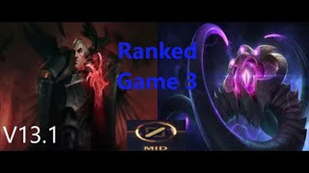 Ranked Game 3 Swain Vs Vel'koz Mid League Of Legends V13.1