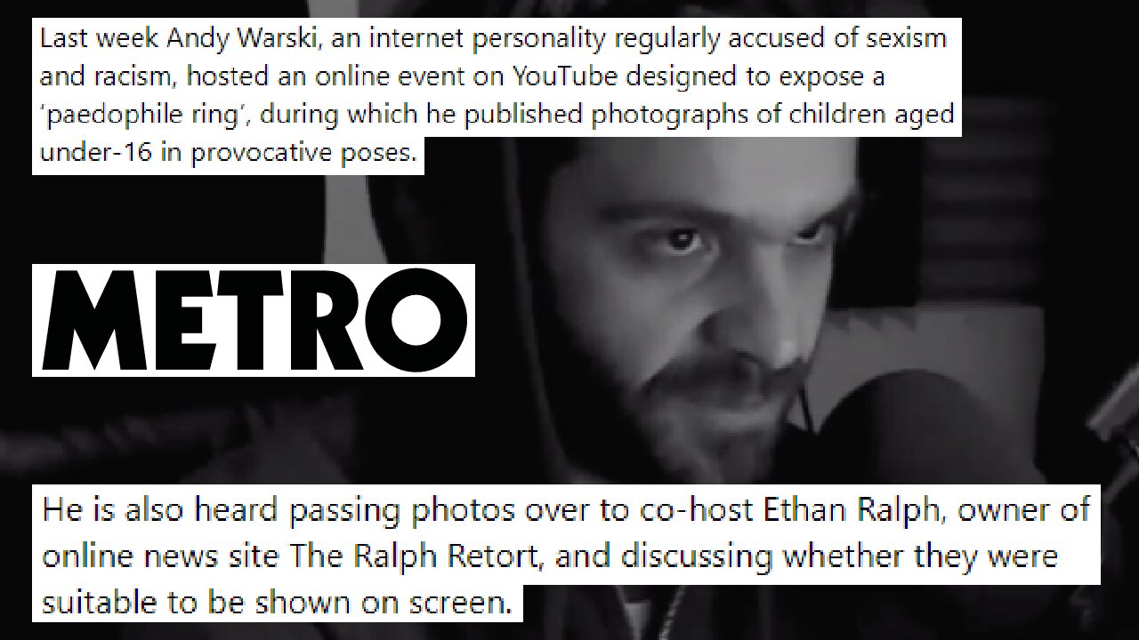 That Time Ethan Ralph & Andy Warski Shared Vile Images Of Underage Girls