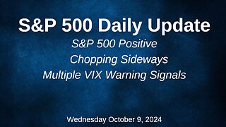 S&P 500 Daily Market Update for Wednesday October 9, 2024