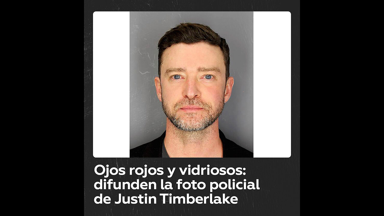 Revuelo por la foto policial de Justin Timberlake tras ser detenido por conducir ebrio