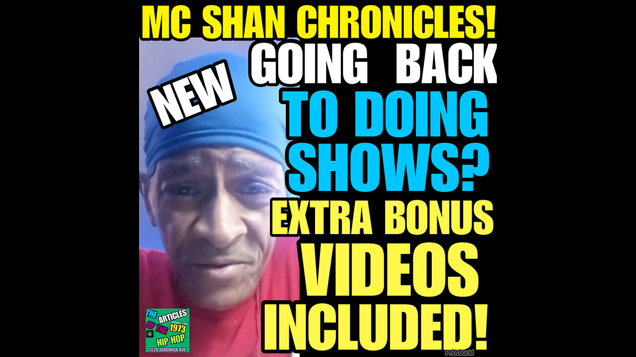 MCS Ep #97 MC SHAN Going back to doing show? 2 Bonus Videos more Shan S**^*T!!!!