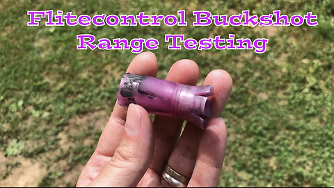 Federal 12 Gauge Flitecontrol 9 Pellet 00 Buck 1325 FPS Range Testing
