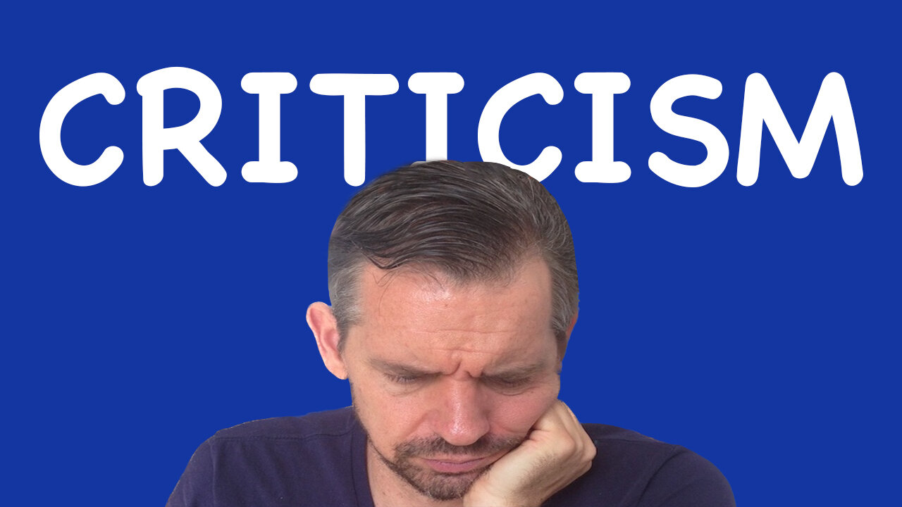 How to handle criticism