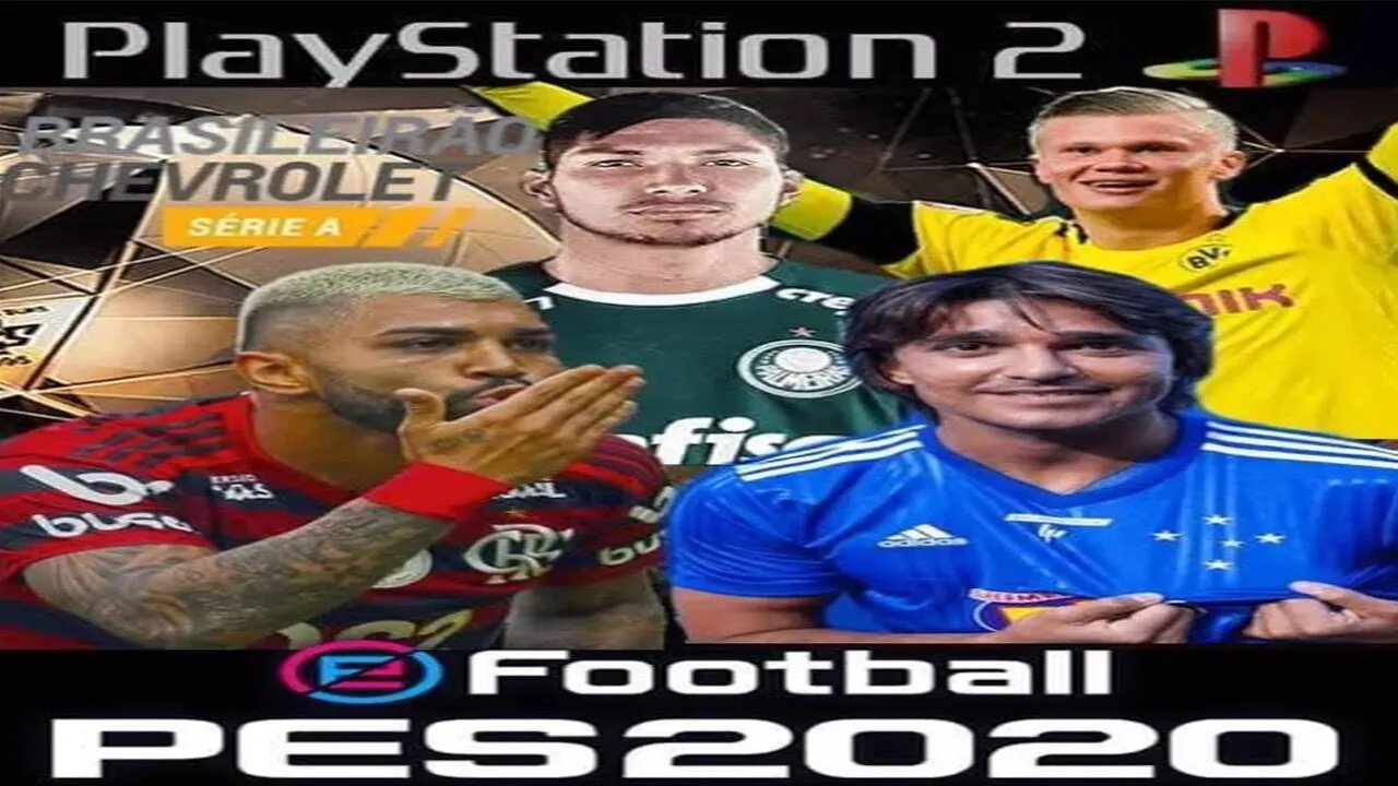 INCRÍVEL ! NOVO PES 2020 PS2 100% ATUALIZADO JOGANDO PELA PRIMEIRA VEZ !!!