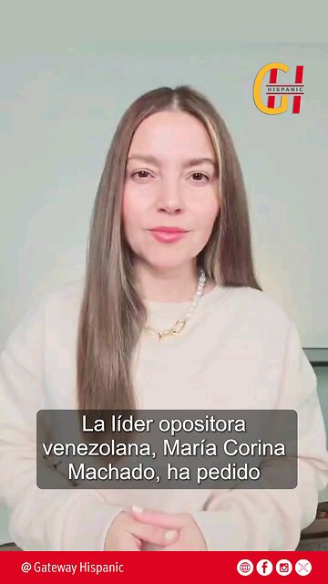 María Corina Machado asks President-elect Donald Trump to 'Save Democracy'