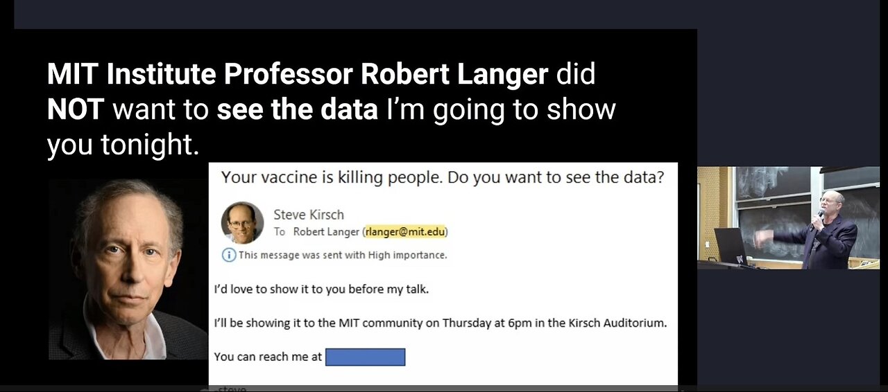 Steve Kirsch – Vaccine Speech at MIT on 11-30-2023