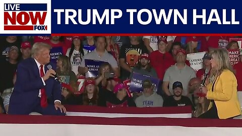 SITDOWN: Trump holds townhall rally in battleground Michigan