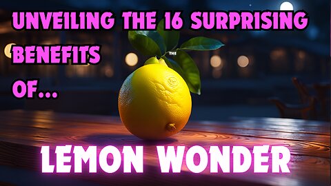 "LEMON WONDERS: UNVEILING THE 16 SURPRISING BENEFITS OF THIS CITRUS GEM!"