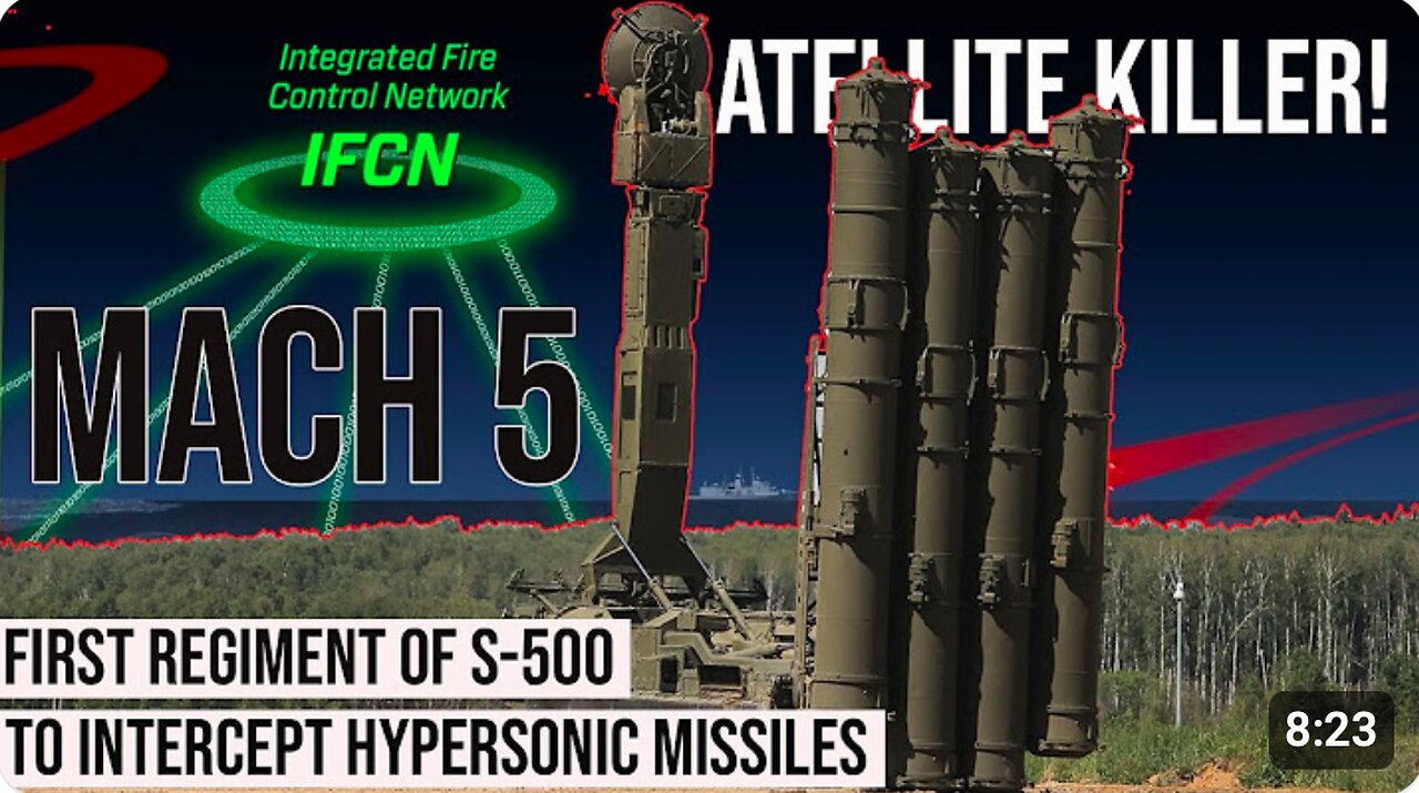 SATELLITE KILLER - first regiment of S-500 anti-satellite missile systems completed