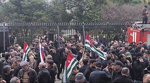 "We don't want Russia" - Protest rally held against Russian laws in Abkhazia republic