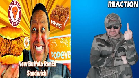 I Tried Popeyes New Buffalo Ranch Chicken Sandwich! (JoeysWorldTour) REACTION!!! (BBT)