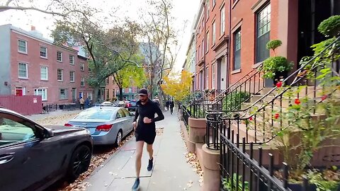 Autumn Walk in Brooklyn Heights