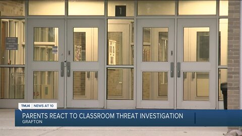 Parents react to classroom threat investigation in Grafton