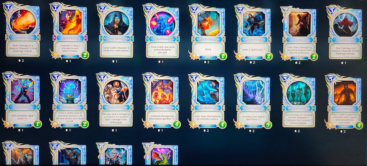 God's Unchained - all my minted cards