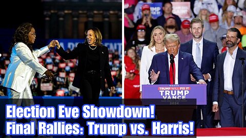 Final Showdown: Harris and Trump’s Last Rallies Before Election Day!