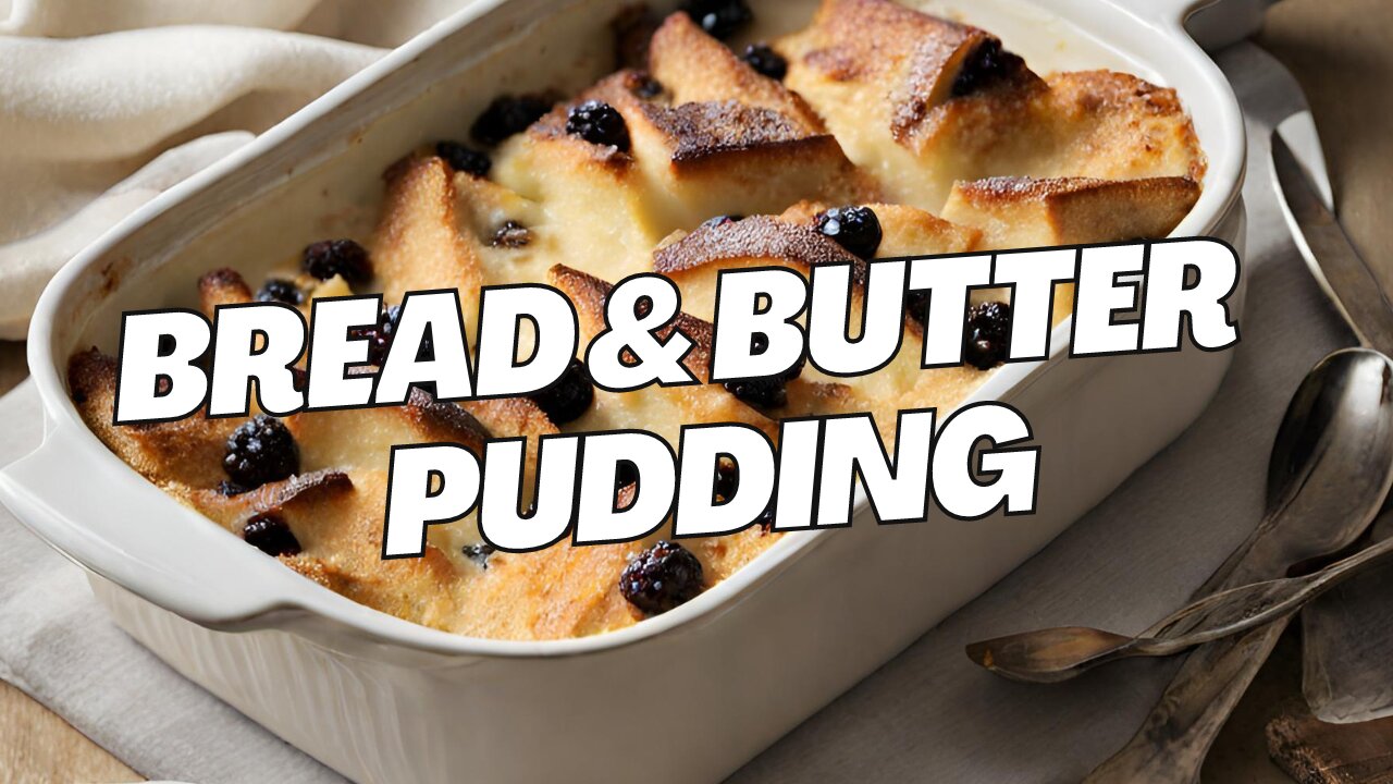 Bread and Butter Pudding. Kitchen aromatherapy. Baking for good mood and good health.