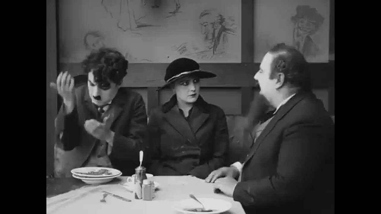 Charlie Chaplin Comedy Scene