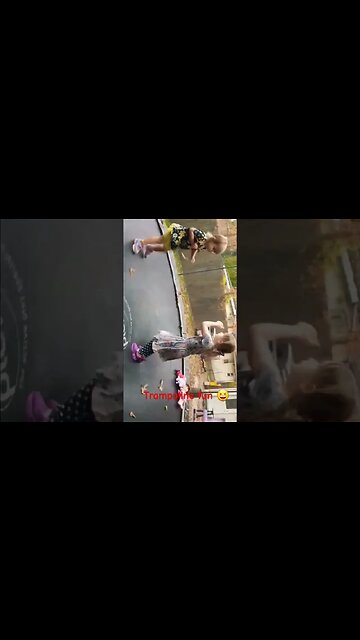 Kids frickin love trampolines 🤣