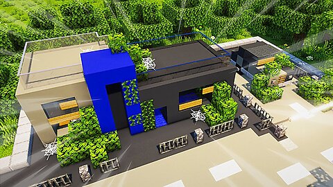 ABANDONED POLICE DEPARTMENT in Minecraft - Animation Timelapse