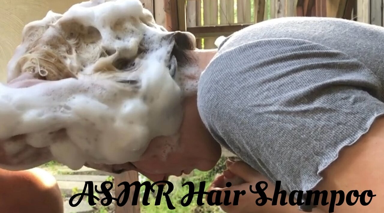 ASMR Up Close Hair Shampooing!