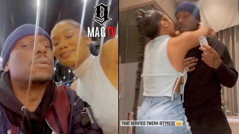 Tyrese & "GF" Zelie Timothy Celebrate After She Gets Verified! 😘
