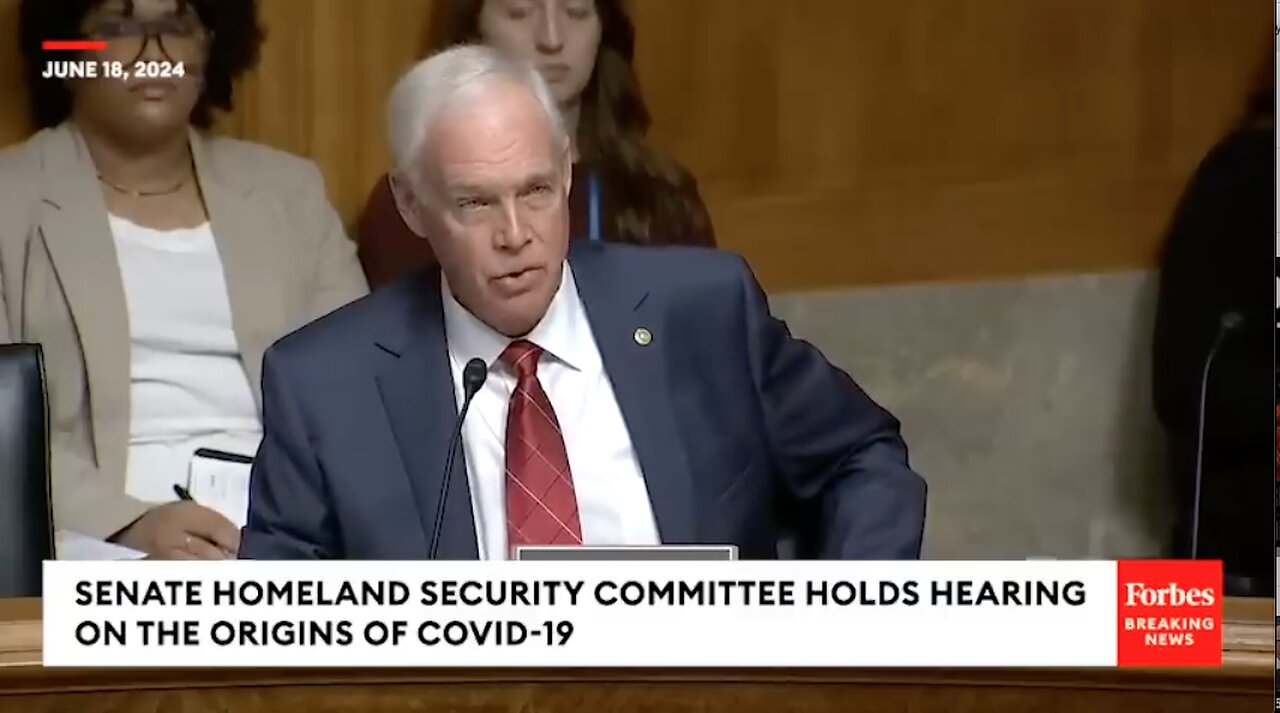 BRUTAL:Sen. Ron Johnson Confronts Doctor He Claims 'Engaged In A Cover-Up' With Fauci