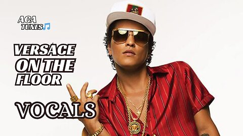 Music vocals Bruno Mars - Versace On the Floor (Vocals Only)