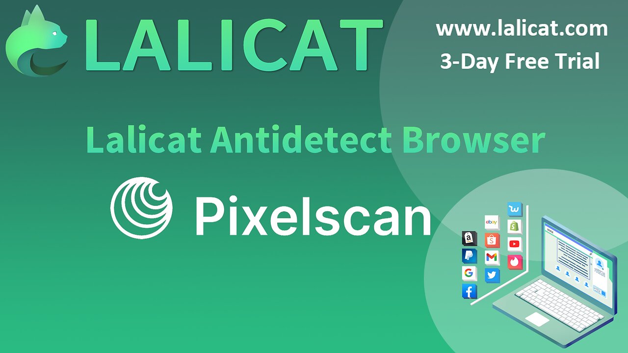 pixelscan.net - Lalicat antidetect browser fingerprint camouflage effect test