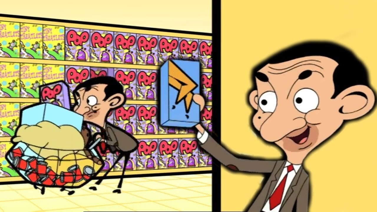 Shopping with Mr Bean. Funny episode