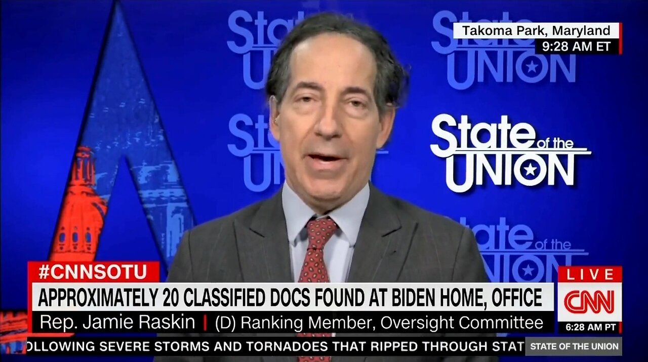 J6 Cmte Member on Biden's Classified Documents Scandal... But January 6