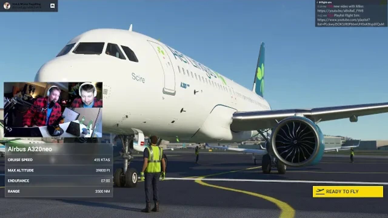 Flight Simulator 2020 | From Cannes-Mandelieu (LFMD) to Nice (LFMN) Airport | A320neo