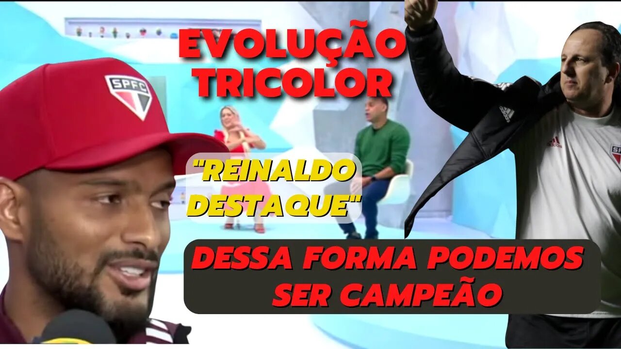 Renata Fan | São Paulo evoluiu | Denilson Show cometa sobre vitória do São Paulo contra Bragantino