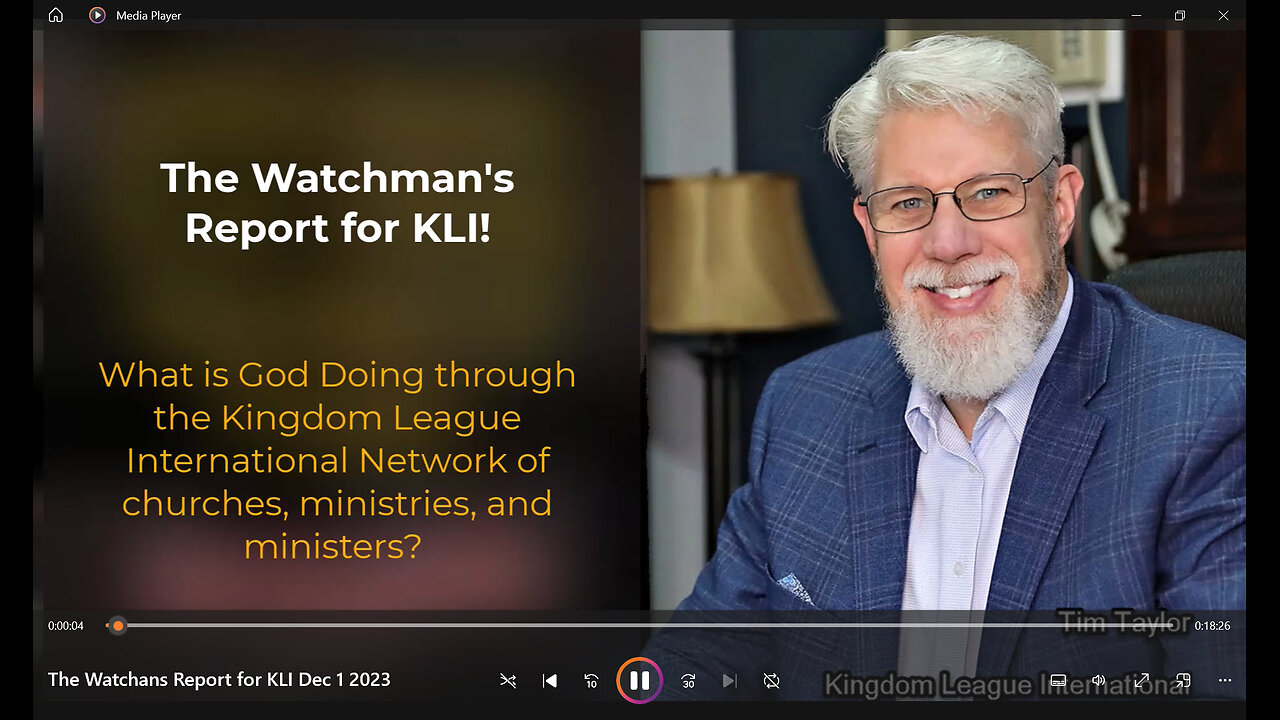 A Watchman's Report for the KLI Network of Churches & Ministries