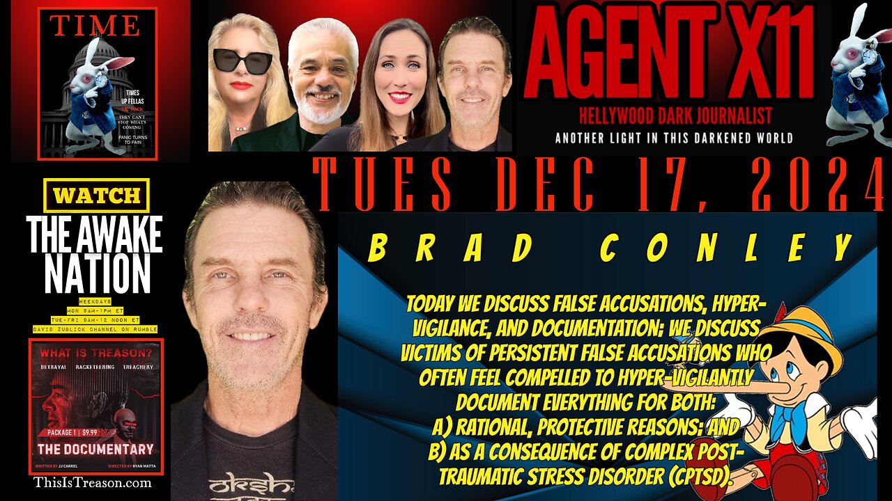 AGENT X11: EP 79: BRAD CONLEY: WHISTLEBLOWER ON THE OC COURT SYSTEM AND HOLLYWOOD