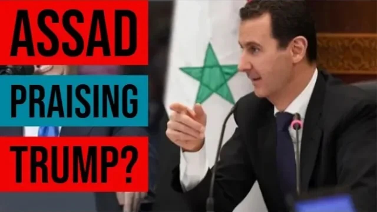 Assad calls Trump "Best US President"