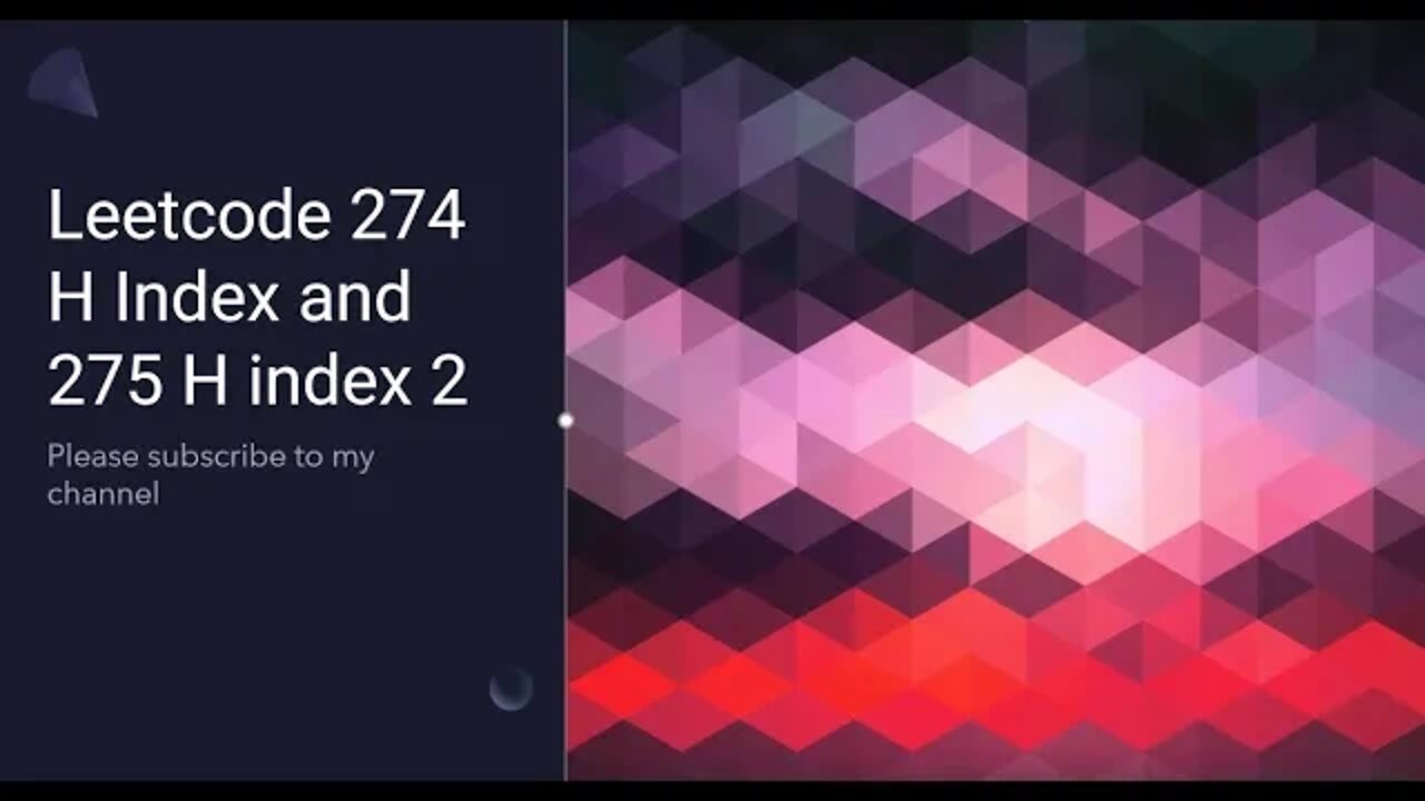 274 H Index and 275 H index 2