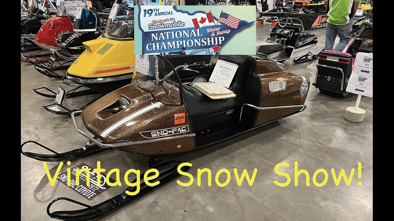 2024 Vintage Snowmobile National Championship Show!