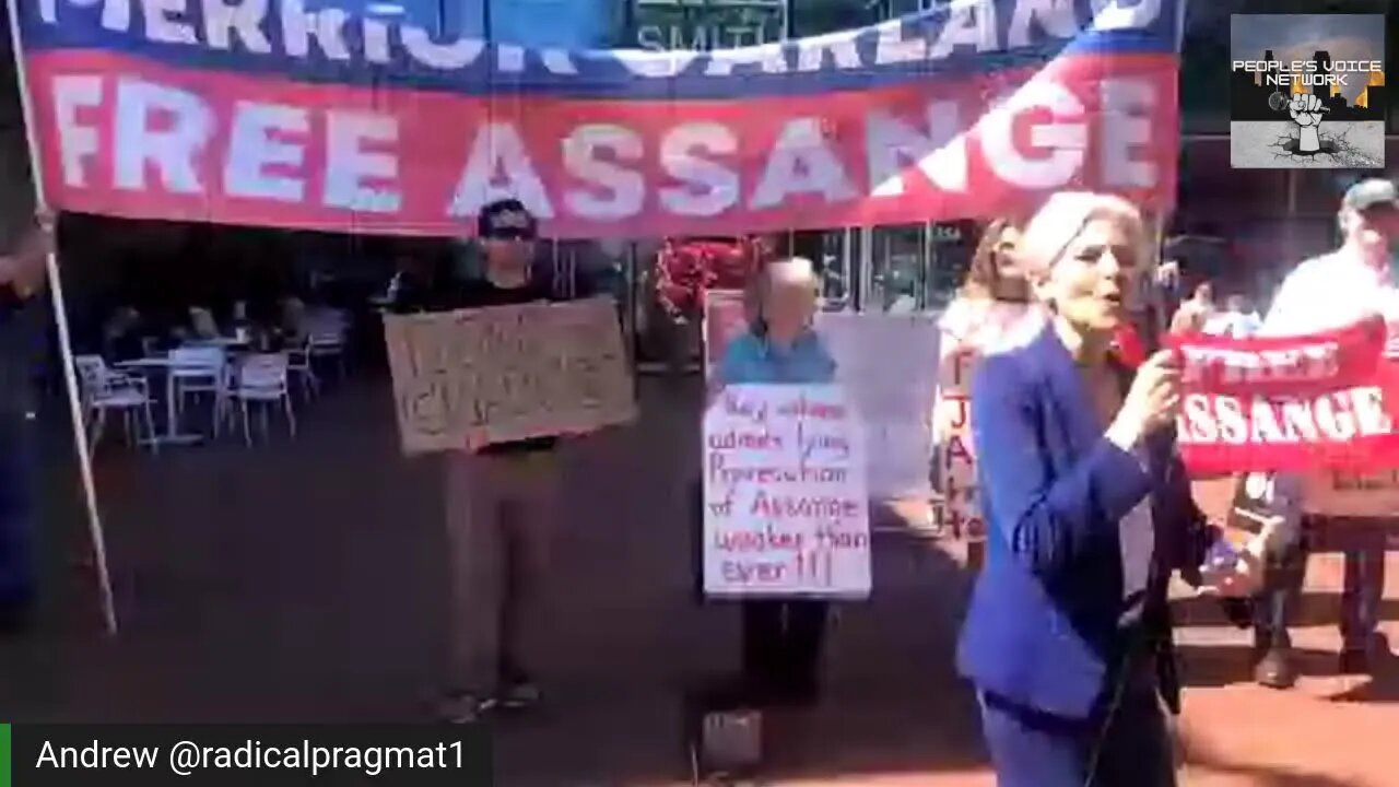 Exclusive: Jill Stein speaks at The Free Assange Protest while Merrick Garland Speaks at Harvard