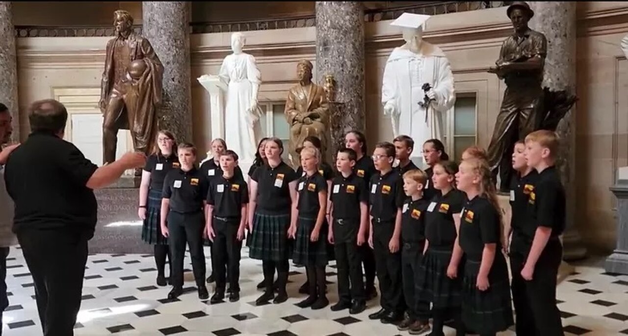 Capitol Police Stop Children's Choir From Singing the National Anthem Inside U.S. Capitol