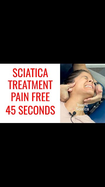 Sciatica & Back Pain treated by Chiropractor