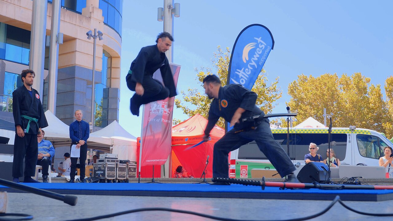 Nimpo Taijutsu Martial Arts Japan Festival Perth Australia