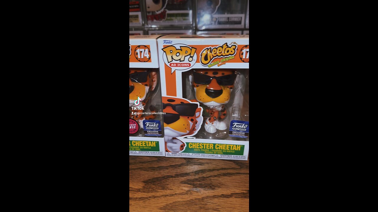 Drove a few hours to #funkohollywood and happen to get one of the Chester Cheetah Flocked Chases 🔥