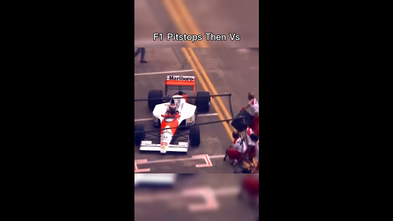 F1 Pitstops Then Vs Now
